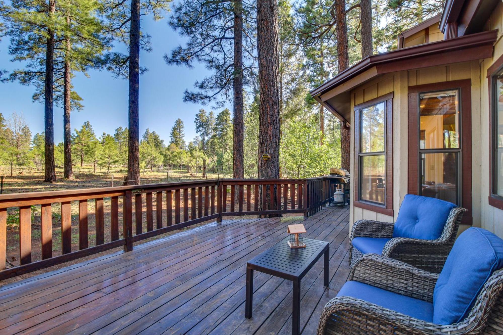 Peaceful Pinetop Cabin With Deck And Fire Pit! Villa Indian Pine Luaran gambar